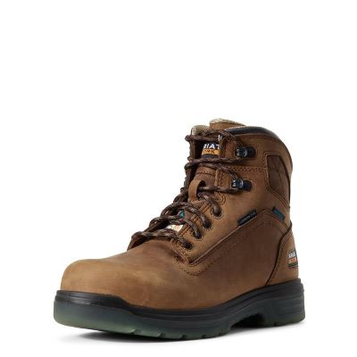 Ariat Work: Turbo 6" H2O CSA Zapatos de Seguridad Hombre - Marrones (YWUCT5603)